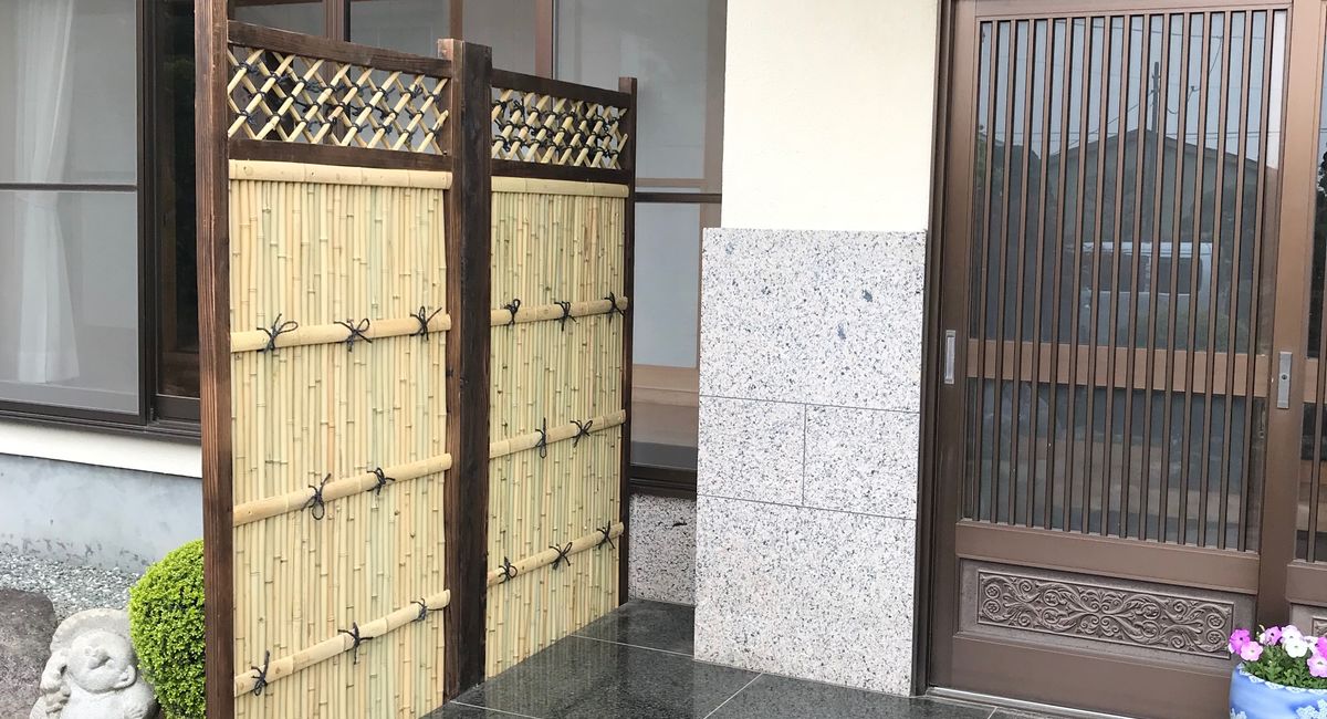 竹垣設置